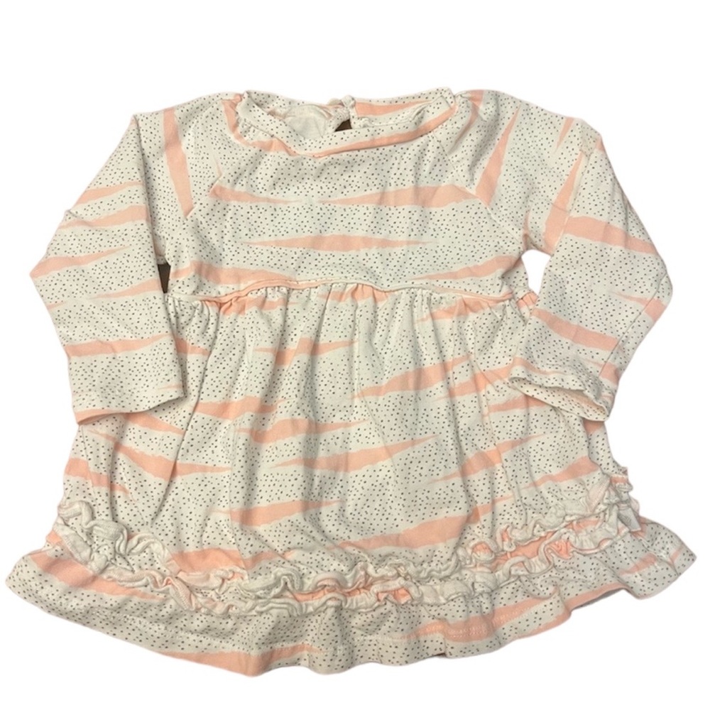 Rosie Pope Baby Girl Size 12 Months Ruffle Long Sleeve Tunic Top